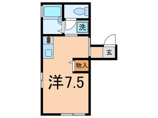 アベニュ－本駒込の物件間取画像